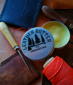 Leather butter, 60g tin.