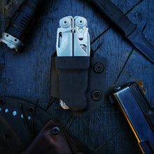 Load image into Gallery viewer, durable black kydex holder for leatherman surge