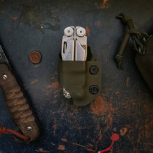 Load image into Gallery viewer, durable olive drab kydex holster for leatherman wave