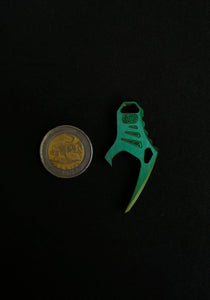 dark green anodized aluminum cap lifter