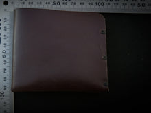 Load image into Gallery viewer, 3 stitch leather wallet measurements