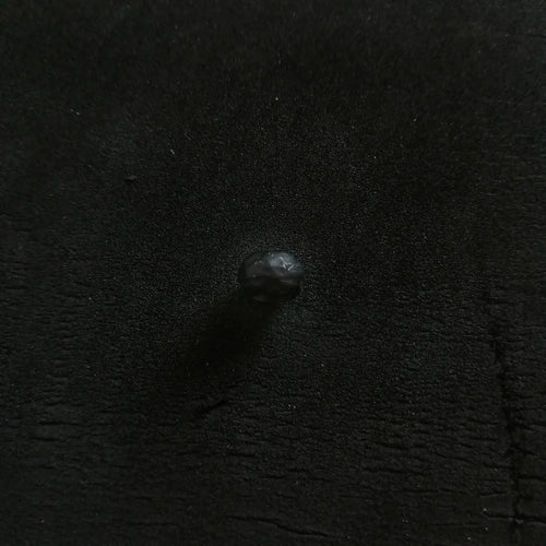 Small pewter bead rough finish (black)