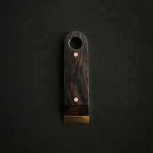 Load image into Gallery viewer, PVB knives &quot;the CEO&quot; brass &amp; African blackwood pry bar