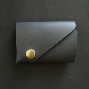 Stag & Bone "the Rambler" wallet (black with brass snaps)