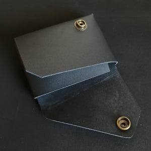 Stag & Bone "the Rambler" wallet (black with brass snaps)