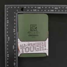 Load image into Gallery viewer, Rite in the rain notebook, single unit (soft cover green 8.9cm x 12.7cm x 0.6cm )