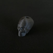 Load image into Gallery viewer, Carbon filament 3D printed skull bead