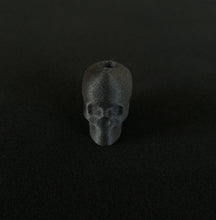 Load image into Gallery viewer, Carbon filament 3D printed skull bead