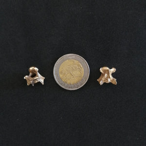 Brass vertebrae bead