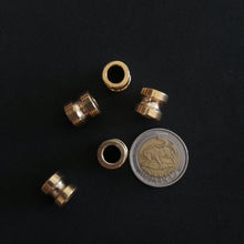 Load image into Gallery viewer, Turned brass bead (made by PVB knives)